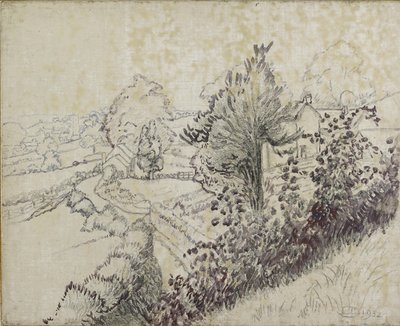 View of Leintwardine by Lucien Pissarro